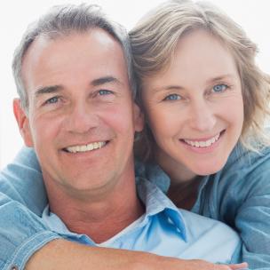 Oral Cancer--Picture of Middle Aged Couple